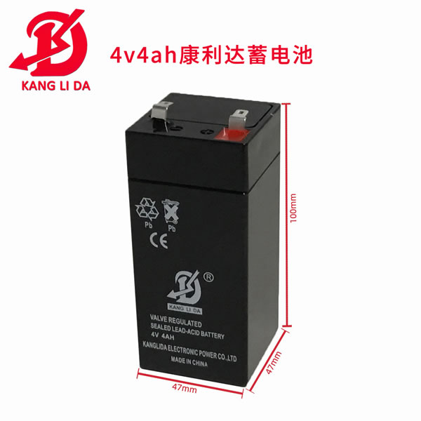 4v4.5ah铅酸免维护蓄电池 4v电子秤电瓶