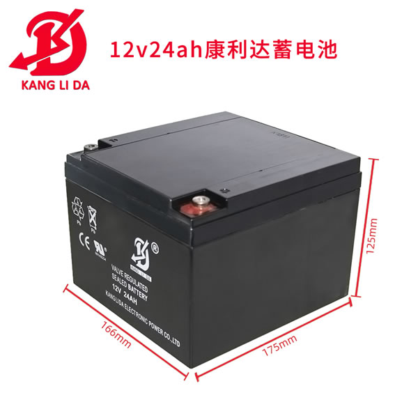 12v24ah电梯平层系统专用电池 卧式